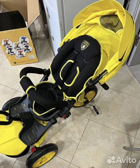 Велосипед-коляска,трехколесный Lamborghini