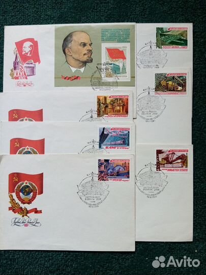 Марки и значки на тему лениниана