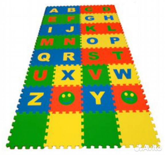 3Dпазл конструктор, мягкий пол-коврик детский