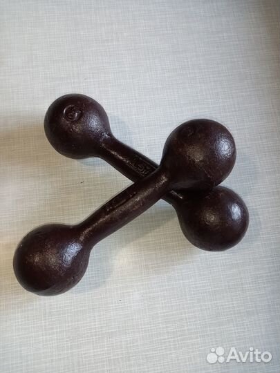 Гантели 3кг чугунные СССР