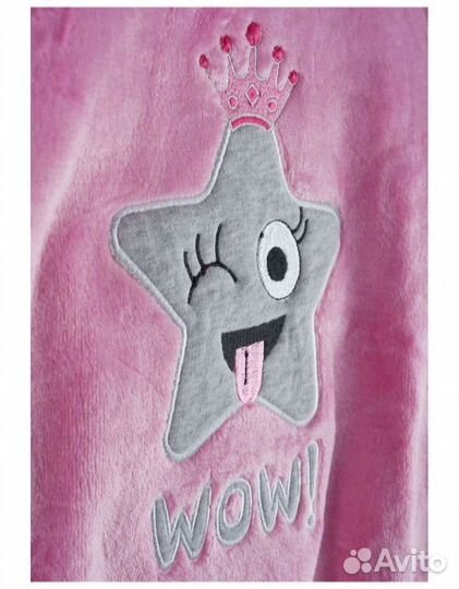 Свитшот на девочку 104, плюшевый