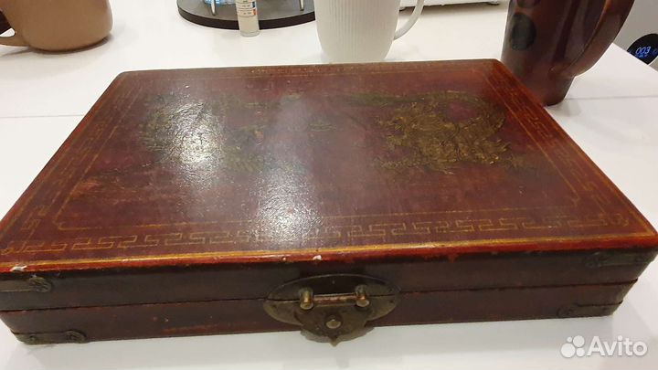 Антикварный набор туши для калиграфии