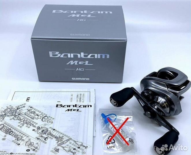 Катушка shimano 18 bantam MGL HG right