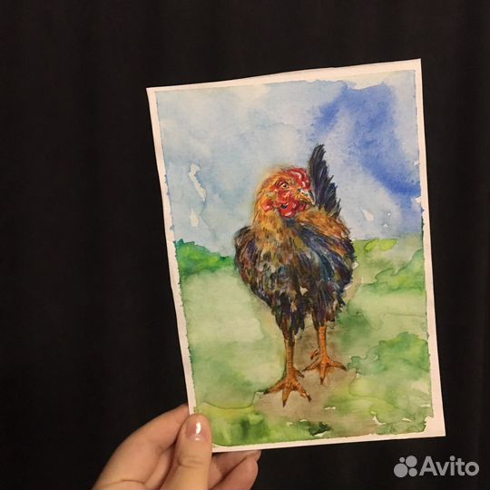 Акварельный этюд 15х21