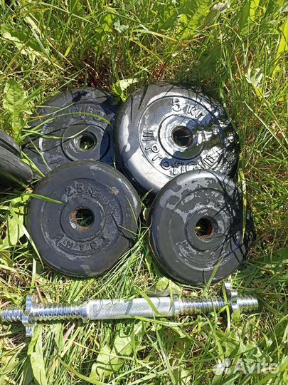 Гантели бу по 16.5 кг