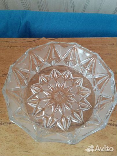 Хрустальная ваза для фруктов новая