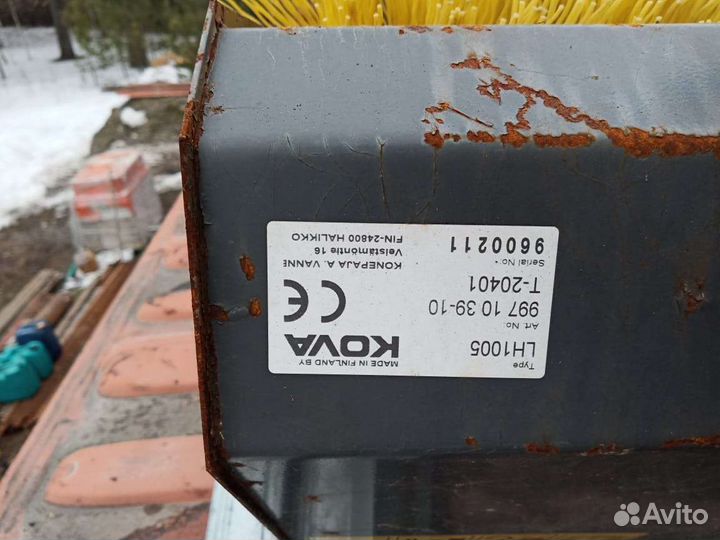 Щетка коммунальная к мини трактору