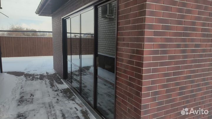 Раздвижные двери на террасу