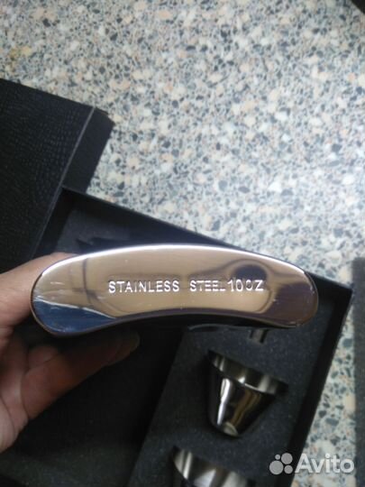 Подарочный набор для мужчин. Фляжка и рюмки. СССР