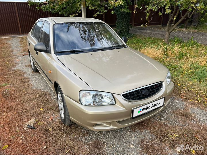 Hyundai Accent 1.5 МТ, 2003, 150 000 км