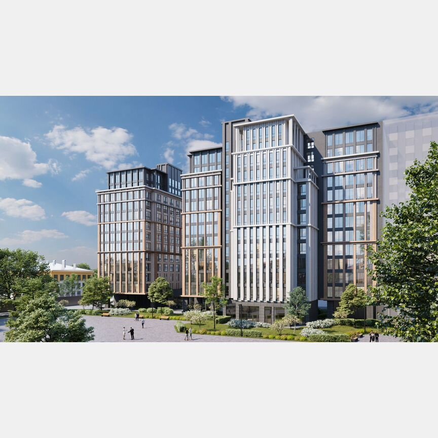 2-к. апартаменты, 38,4 м², 11/13 эт.