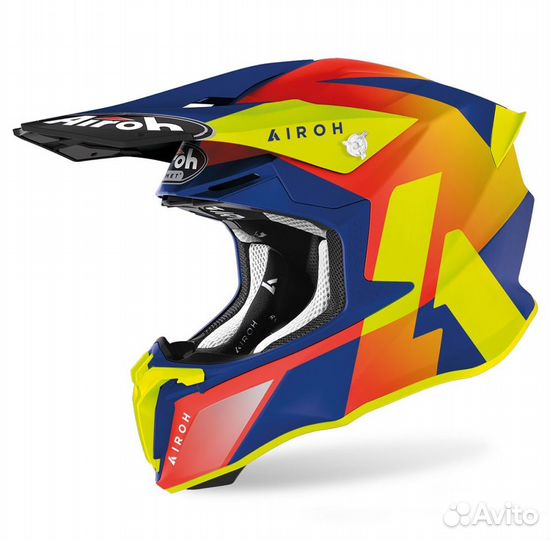 Шлем кроссовый airoh Twist 2.0 Lift Azure