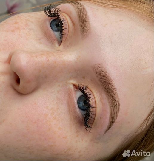 Окрашивание бровей, долговременная укладка