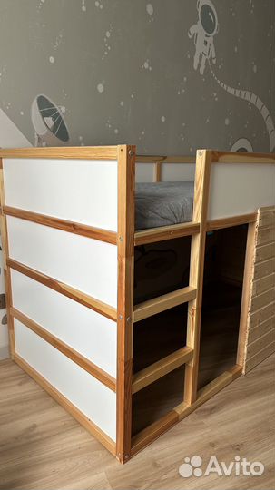 Kura кюра двусторонняя кровать чердак 90x200 см