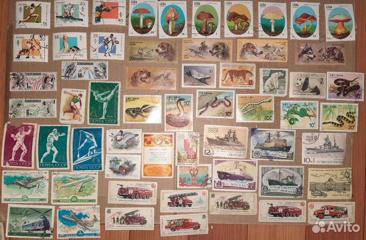 Марки СССР на разную тематику