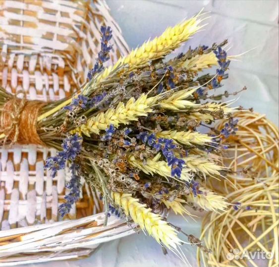 Букеты из сухоцветов