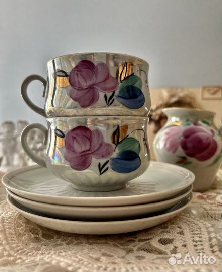 2 чайные пары Дулево