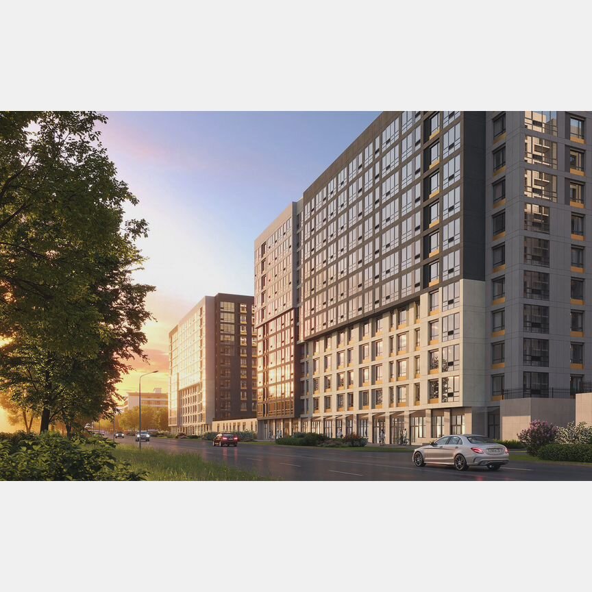2-к. квартира, 70,3 м², 8/18 эт.