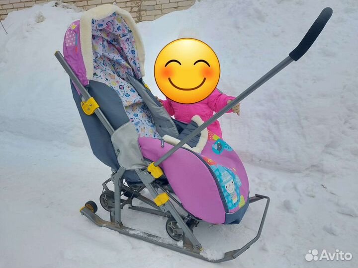 Коляска санки