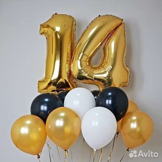 Гелиевые воздушные шары, цифры