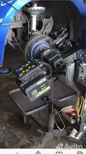 Проточка тормозных дисков без снятия