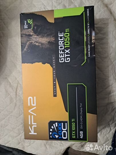 Видеокарта gtx 1050 ti palit KFA2 OC