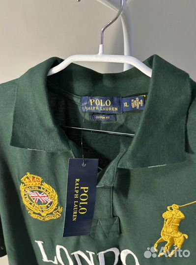 Поло Ralph Lauren London City Зеленое