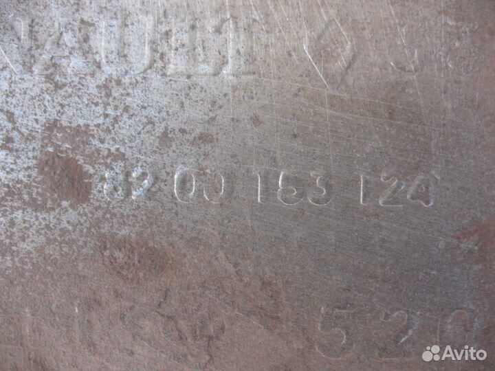 Седан задняя банка глушителя Renault Megane 2