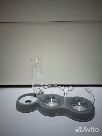 Тройная миска с автопоилкой 3 в 1