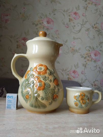 Кувшин керамика, сервиз чайный