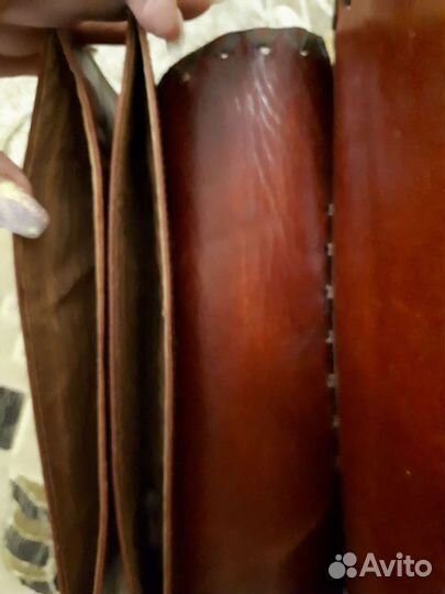 Сумка планшет из натуральной кожи