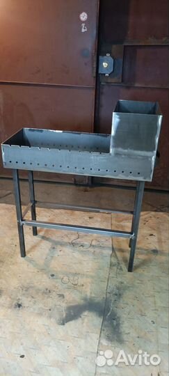 Мангал с топкой