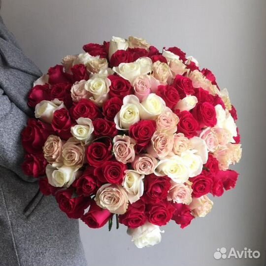 Букет роз кения микс