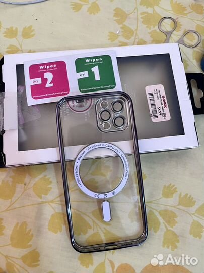 Чехол на iPhone 12 pro max magsafe