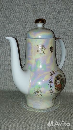 Кофейник чайник Мадонна фарфор ГДР Кахла Kahla