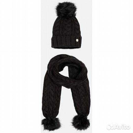 Комплект шапка и шарф черный Mayoral