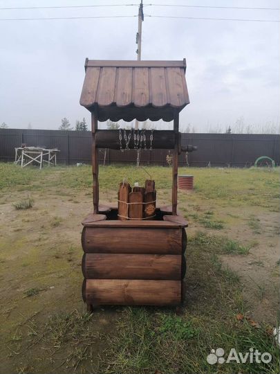 Колодец деревянный