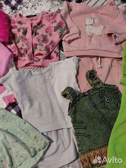 Детские вещи пакетом на девочку 86