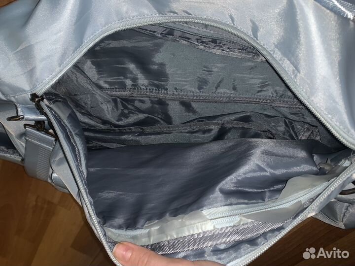 Cумка спортивная голубая