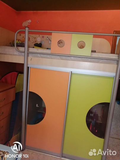 Детская кровать чердак