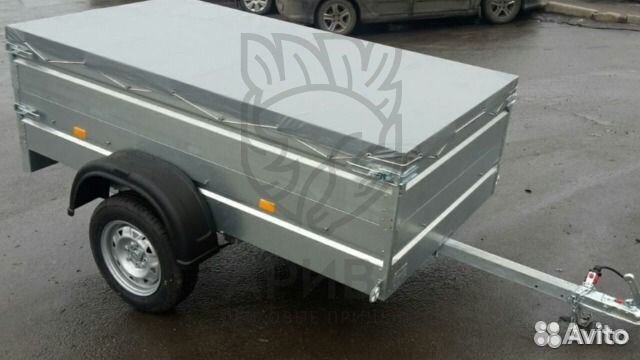 Прицеп легковой с тентом 60 см и надставными борта