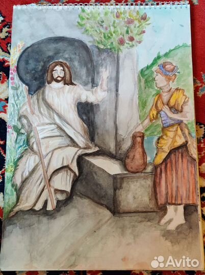 Картина акварель