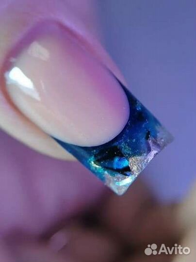 Курсы маникюра. Наращивание/ Выкладной френч