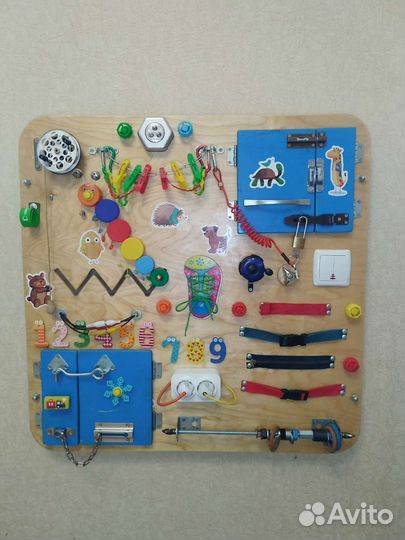 Бизиборд большой 76х76 см