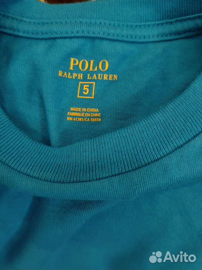 Футболка детская для мальчика Ralph Lauren polo