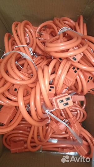 Кабель питания C19 (3*2,5кв.мм) длина 2 метра асик