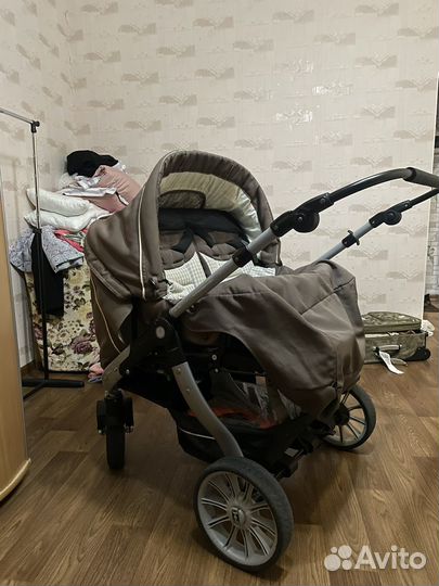 Коляска для двойни teutonia
