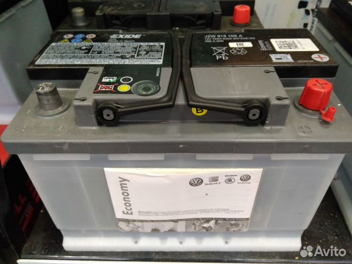 72Ач Аккумулятор VAG jzw915105a