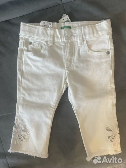 Джинсовый костюм для девочка Beneton