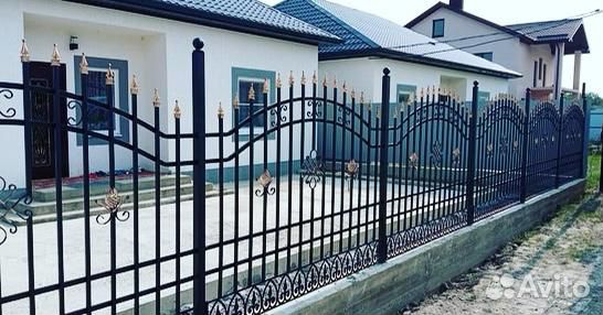 Монтаж забора. из листа